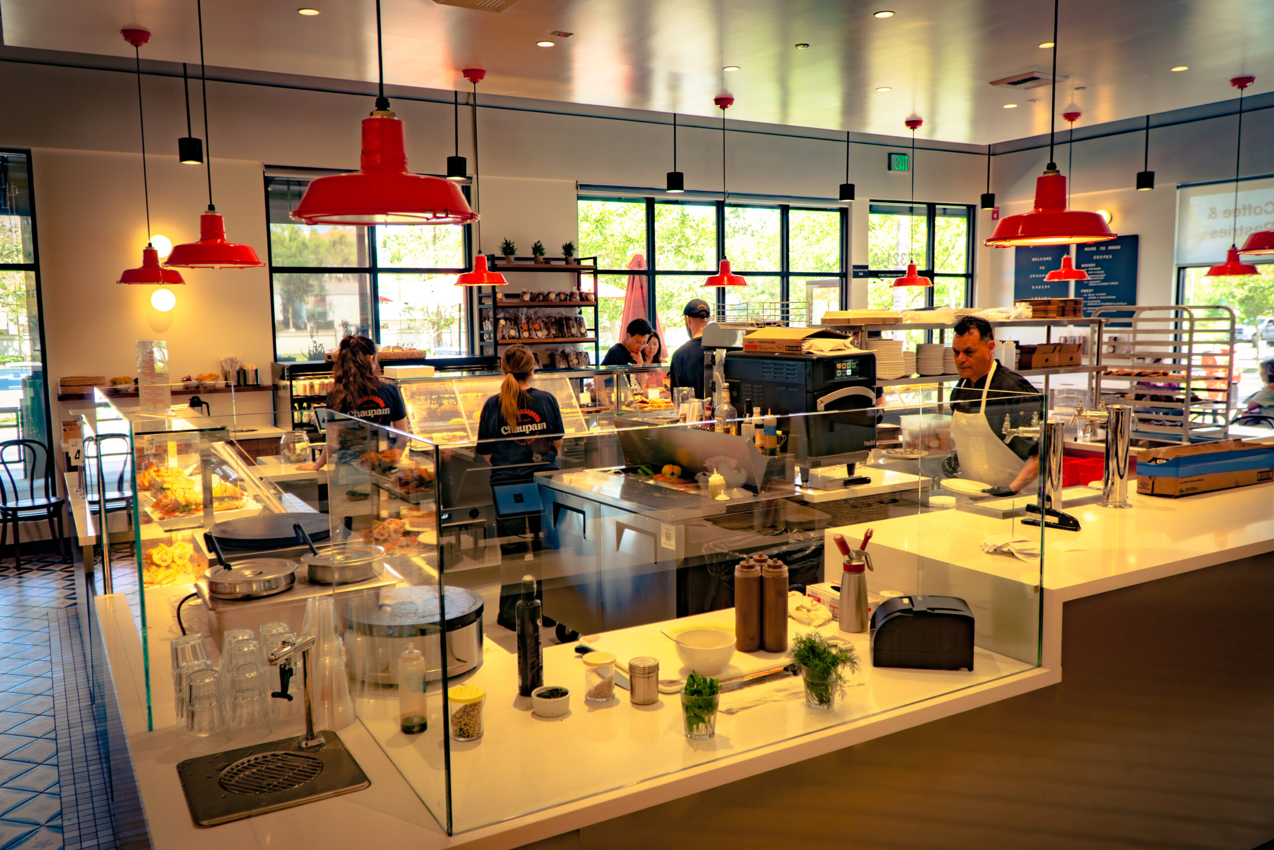 Inside view of Chaupain Bakery Laguna Niguel store